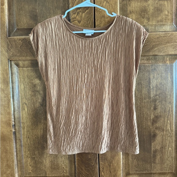 Copy Cats Goldish Brown Colored Sleeveless Top - Women's Size Medium - Picture 1 of 3